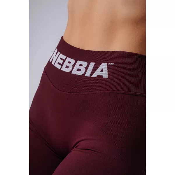  Ženske pajkice NEBBIA FLOW SEAMLESS 496 KLARET 