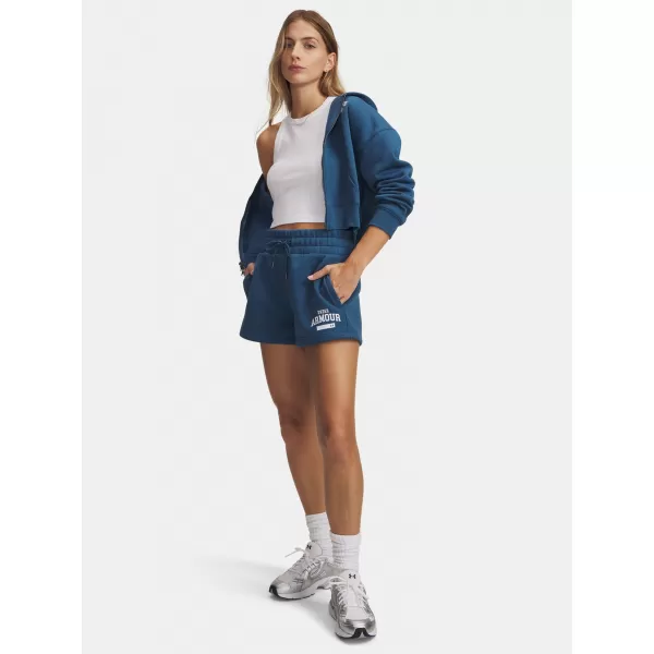 Ženske kratke hlače UNDER ARMOUR ICON FLC NOV SHORT 6010982-498 MODRA 