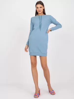 Obleka BASIC FEEL GOOD AP-SK-A-006.73 SVETLO MODRA