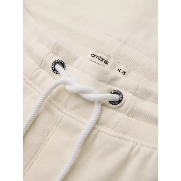  Moške trenirke OMBRE OM-PABS-0304 KREMA 