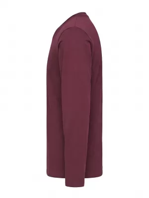 Moška majica s kratkimi rokavi OMBRE L171 BORDO