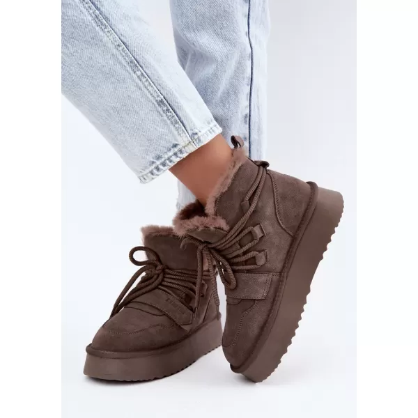 Ženski čevlji BIG STAR SHOES UU274315 RJAVE/BEŽ SENCE 