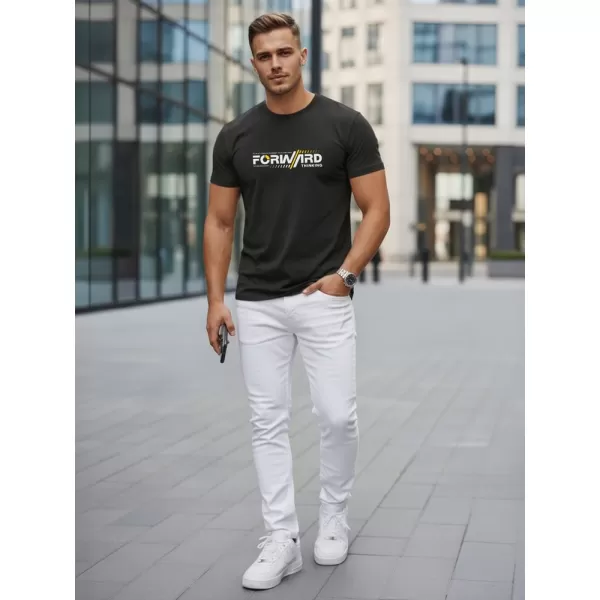 Moška majica s kratkimi rokavi DSTREET NX0145R-BK ČRNA 