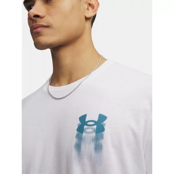  Moška majica s kratkimi rokavi UNDER ARMOUR M BLUR LOGO SS 6009245-100 BELA 