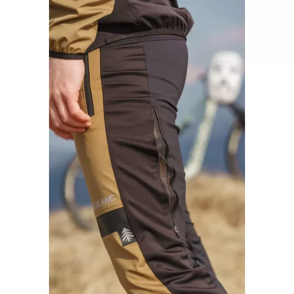  Moške nepremočljive hlače za več športov NORDBLANC RIDGEWALK NBSPM8325 RJAVA 