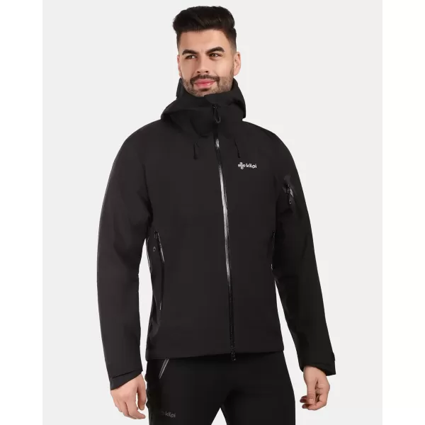 Moška hardshell jakna KILPI MAMBA-M 1M0101KI ČRNA 