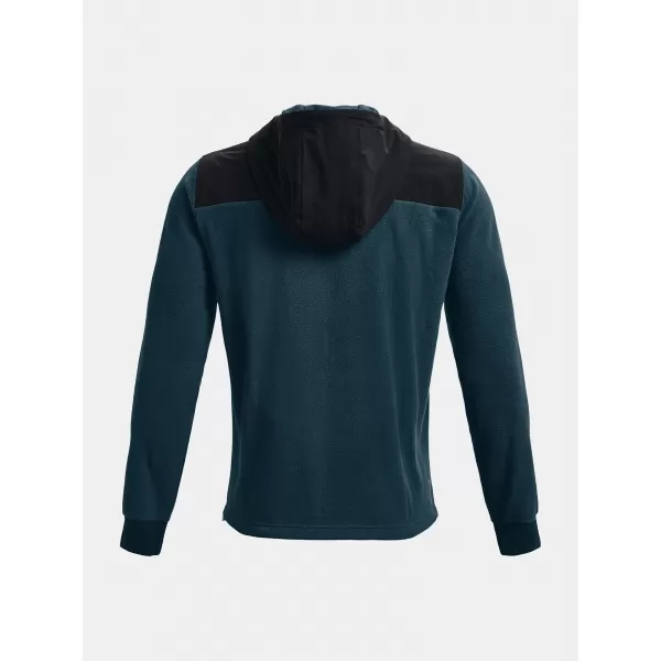  Moški pulover UNDER ARMOUR UA RUSH FLEECE HOODIE 1366177-413 MODRA 