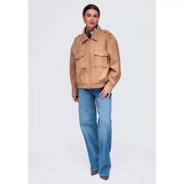 Ženska jakna OMBRE OW-JANP-0147 KAMELA 