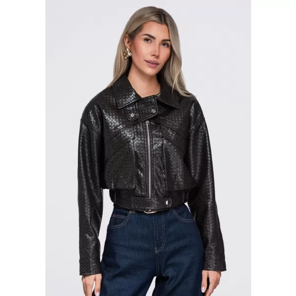  Ženska jakna OMBRE OW-JAFL-0148 RJAVA 