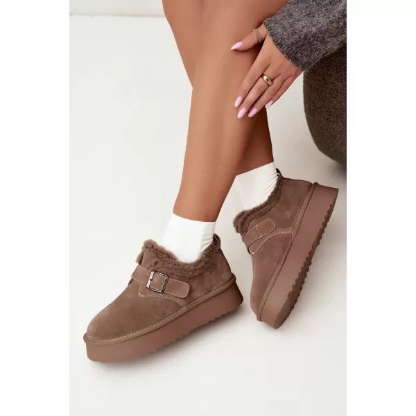  Ženski snežaki BIG STAR SHOES UU274318 BEŽ 