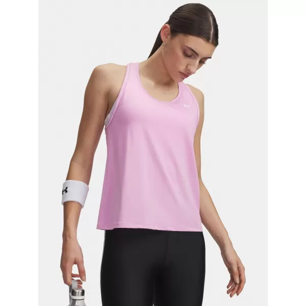  Ženski brezrokavnik UNDER ARMOUR TECH KNOCKOUT TANK 1389851-669 ROZA 
