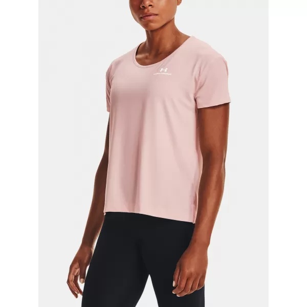  Ženska majica s kratkimi rokavi UNDER ARMOUR UA RUSH ENERGY CORE SS 1365683-685 ROZA 