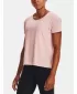 Ženska majica s kratkimi rokavi UNDER ARMOUR UA RUSH ENERGY CORE SS 1365683-685 ROZA