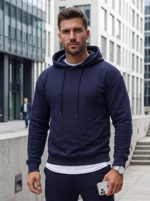 Moški komplet DSTREET AX0673 TEMNO MODRA