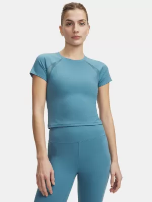 Ženska majica s kratkimi rokavi UNDER ARMOUR MOTION MESH SS 6011045-466 MODRA