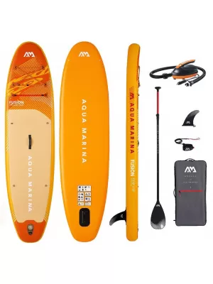 Deska za veslanje AQUA MARINA Fusion 1010 s el. pumpou PRED SONČNIM ZAHODOM