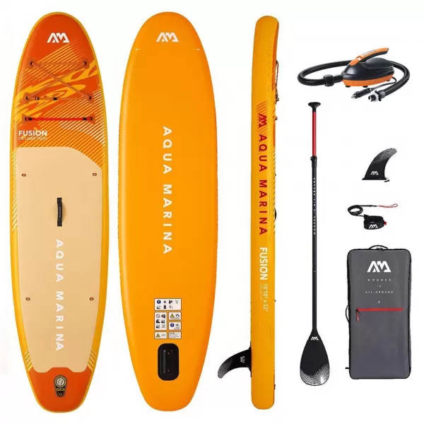  Deska za veslanje AQUA MARINA Fusion 1010 s el. pumpou PRED SONČNIM ZAHODOM 