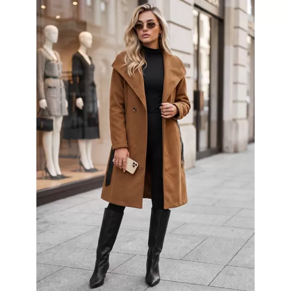  Ženski plašč DSTREET NY0641 KARAMELA 