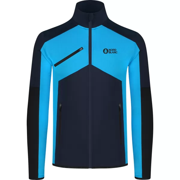  Moški powerfleece pulover NORDBLANC CUSP NBSFM8334 MODRA 
