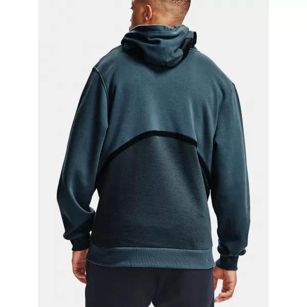  Moški pulover UNDER ARMOUR RIVAL FLEECE AMP FZ HD 1357113-467 MODRA 