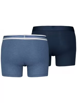 Moške boksarice PUMA MEN EVERYDAY PLACED LOGO BOXER 2P 93847604 SVETLO MODRI MELANŽ