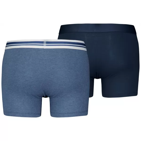  Moške boksarice PUMA MEN EVERYDAY PLACED LOGO BOXER 2P 93847604 SVETLO MODRI MELANŽ 