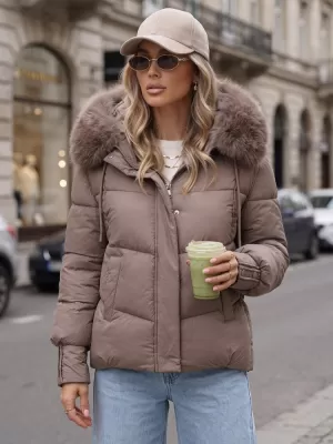Ženska jakna DSTREET TY5893 KAKI