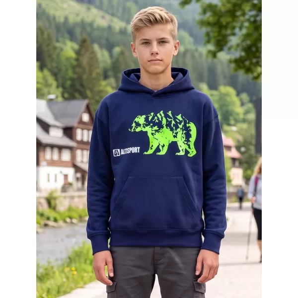  Otroški pulover ALTISPORT ALK193423 POLNOČNO MODRA 