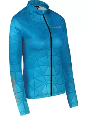 Ženski kolesarski dres NORDBLANC VELOFLOW NBSLF8105 TURKIZNA