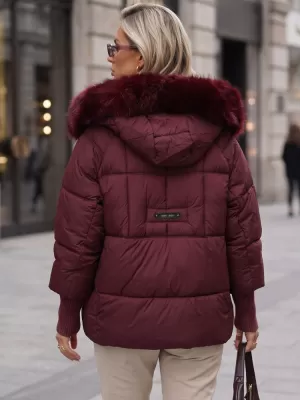 Ženska jakna DSTREET TY5742 BORDO