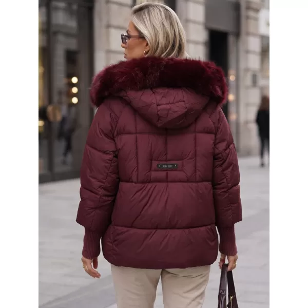  Ženska jakna DSTREET TY5742 BORDO 