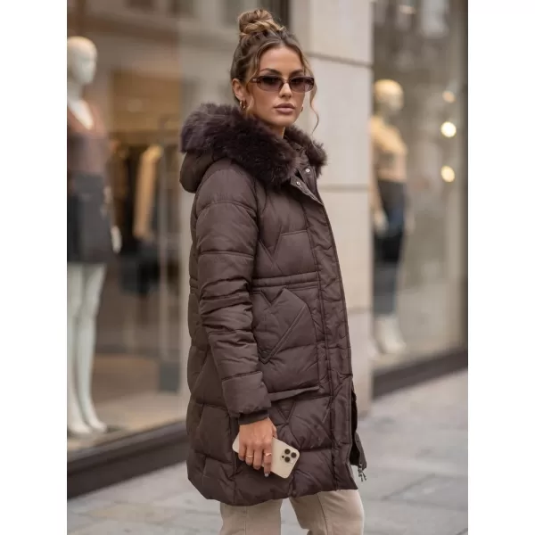  Ženska jakna DSTREET TY5822 RJAVA 