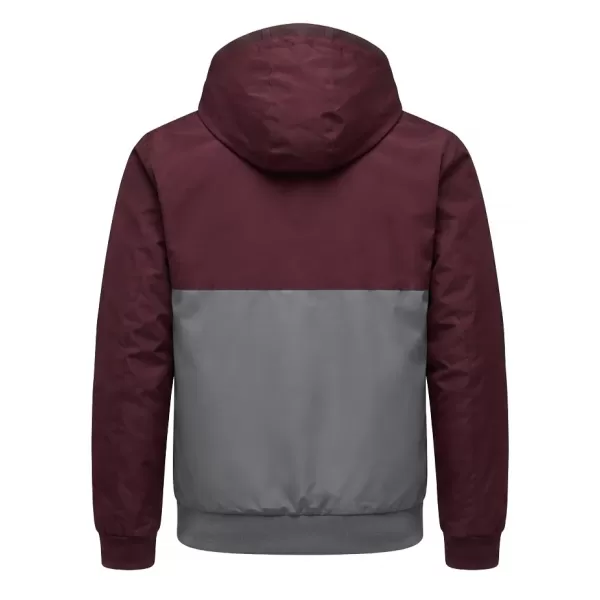  Moška jakna OMBRE C584 BORDO IN SIVA 