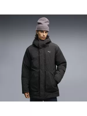 Moški plašč PUMA PROTECTIVE HOODED DOWN PARKA M 69456301 ČRNA PUMA