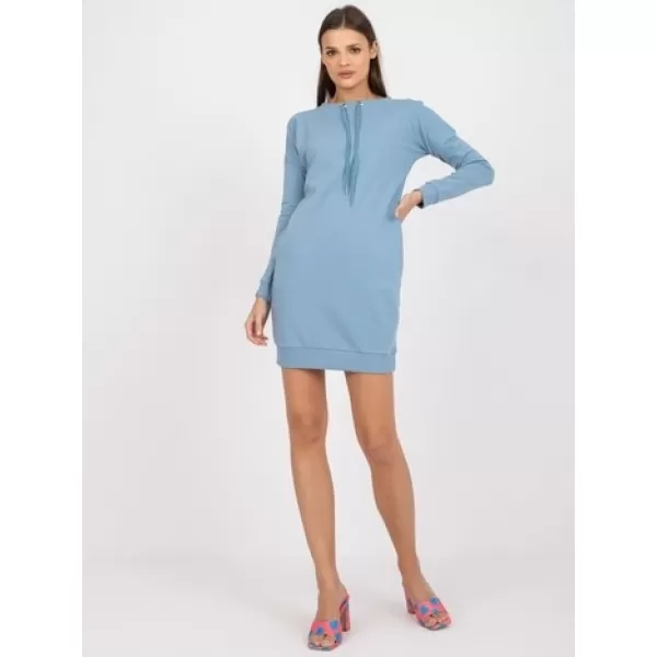  Obleka BASIC FEEL GOOD AP-SK-A-006.73 SVETLO MODRA 