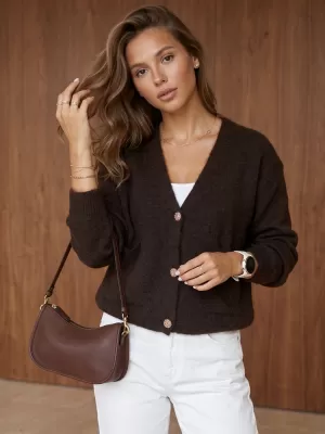 Ženski pulover DSTREET MY2576 RJAVA