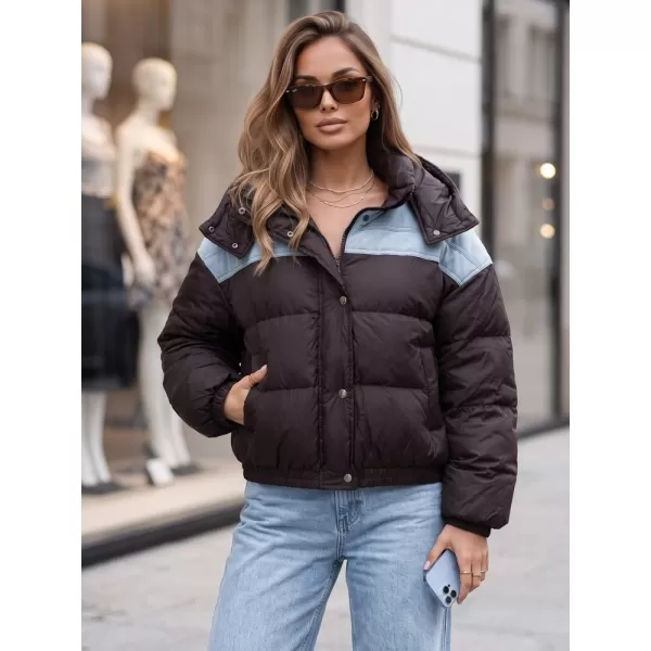  Ženska jakna DSTREET TY6088 RJAVA 
