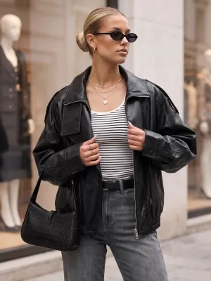 Ženska jakna DSTREET TY5960 ČRNA