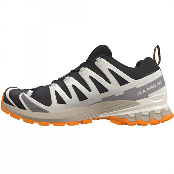  Moški čevlji SALOMON XA PRO 3D V9 GORE-TEX L47881900 ČRNI/VANILJEV LED/KURKUMA 