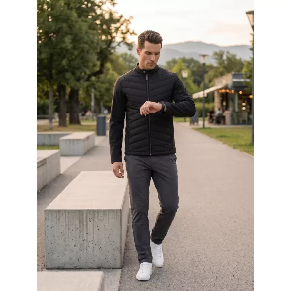  Moška hibridna jakna MALFINI PREMIUM CROSS 555 ČRNA 