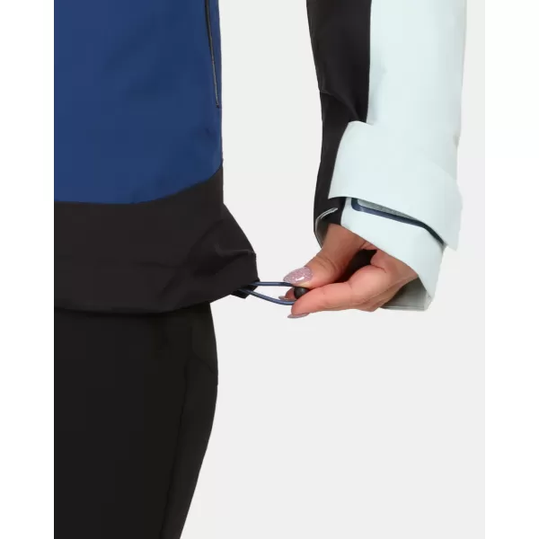  Ženska hardshell jakna KILPI MAMBA-W 1L0101KI TEMNO MODRA 