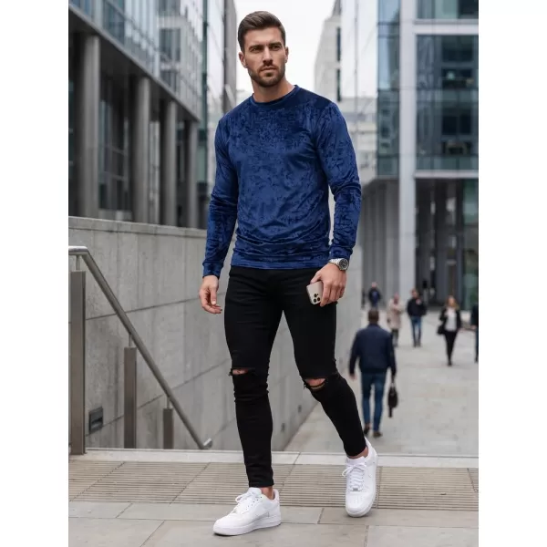  Moški pulover DSTREET BX5531 TEMNO MODRA 
