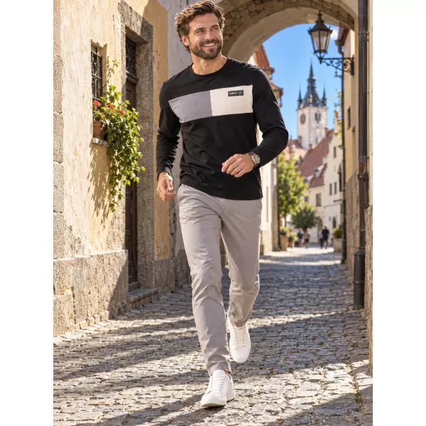 Moška majica s kratkimi rokavi ALTISPORT IVAS ČRNA 