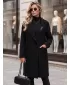 Ženski plašč DSTREET NY0782 ČRNA