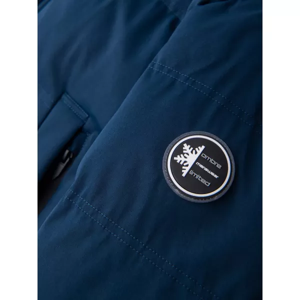  Moška parka OMBRE OM-JALJ-0310 MORNARSKO MODRA 