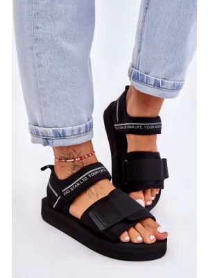 Ženske sandale BIG STAR SHOES LL274784 ČRNA