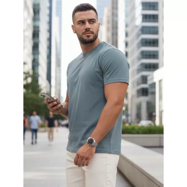  Moška majica s kratkimi rokavi DSTREET RX5678 MODRA 