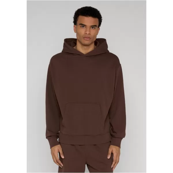 Pánská mikina URBAN CLASSICS TB8096 CHOCOLATE BROWN 