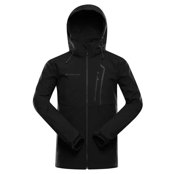  Moška softshell jakna ALPINE PRO GEDER ČRNA 