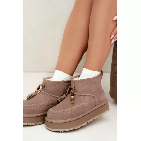  Ženski čevlji BIG STAR SHOES UU274679 BEŽ 